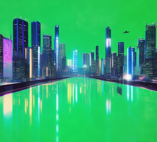 科技动态绿幕图片素材无水印，赋能创意内容，提升视觉体验